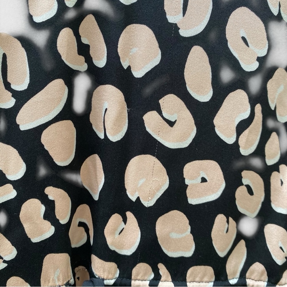 Veronica Beard Silk Leopard Print Dress I Size: 2 - Picture 5 of 12